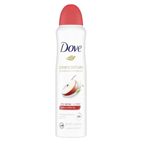 Advanced Care Dry Spray Antiperspirant Deodorant Go Fresh Apple and White Tea