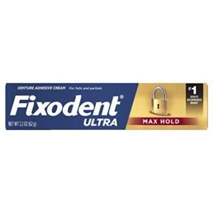 Fixodent Ultra Max Hold Dental Adhesive, 2.2 oz