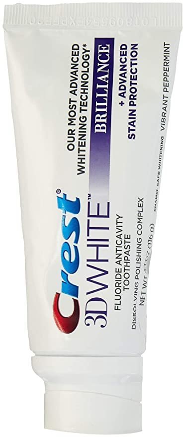 Crest 3 D White Brilliance, Enamel Safe Teeth Whitening Toothpaste, Mesmerizing Mint Flavour, 4.1 Oz – Pack Of 2