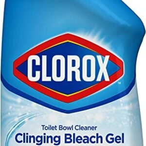 Clorox Toilet Bowl Cleaner Clinging Bleach Gel – 709 ml (Crisp Lemon Scent)