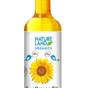 Natureland Organics Sunflower Oil 1 LTR – Cold Pressed