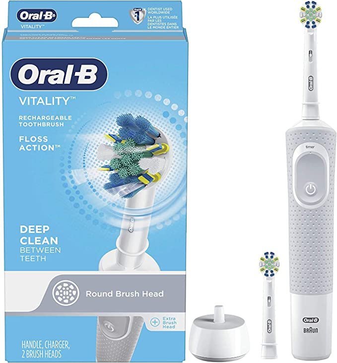 Oral B Vitality Floss Rechargeable Electric Toothbrush (Packaging May Vary)