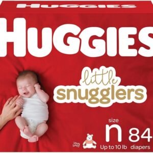 Huggies Little Snugglers Baby Diapers, Size Newborn, 84 Ct