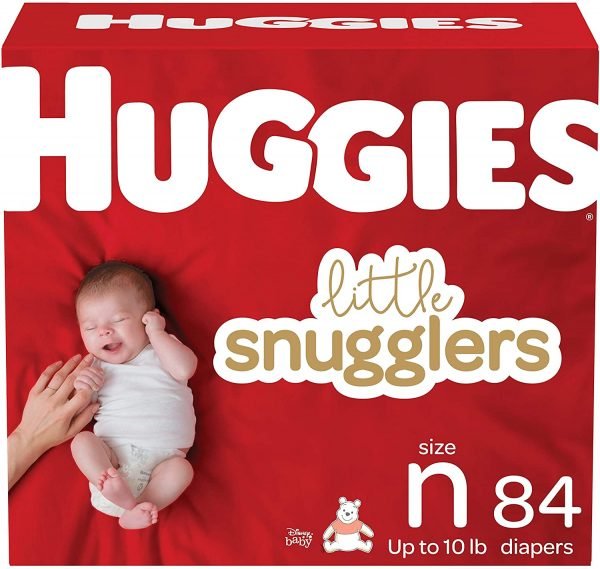 Huggies Little Snugglers Baby Diapers, Size Newborn, 84 Ct