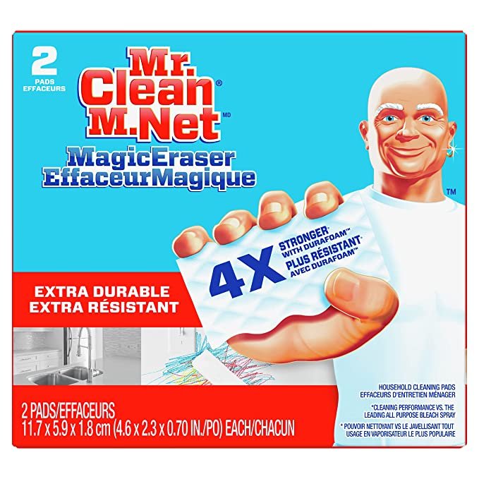 Mr. Clean Magic Eraser Extra Durable Cleaning Pads with Durafoam – 2 Count