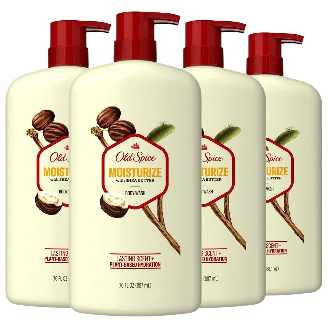 Old Spice Body Wash For Men, Dragonblast, Long Lasting Lather, 30 Fl Oz (Pack Of 4)