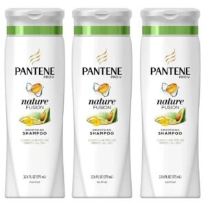 Pantene Pro-V Nature Fusion Smoothing Shampoo With Avocado Oil 12.6 Fl Oz (Pack Of 3)