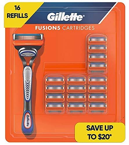 Gillette Fusion5 Men’s Razor Blade Refills, 16 Cartridges