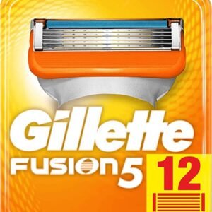 Gillette Fusion5 Men’s Razor Blades Pack Of 12 Refills