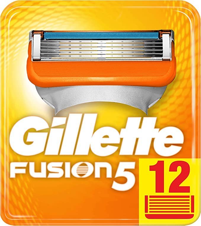 Gillette Fusion5 Men’s Razor Blades Pack Of 12 Refills
