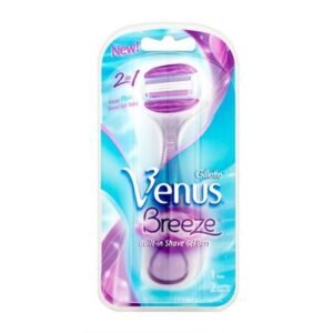 Gillette Venus Breeze 2 In 1 Razor Plus Shave Gel Bars