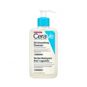 CeraVe SA Smoothing Cleanser | 236ml/8oz | Face and Body Wash with Salicylic Acid