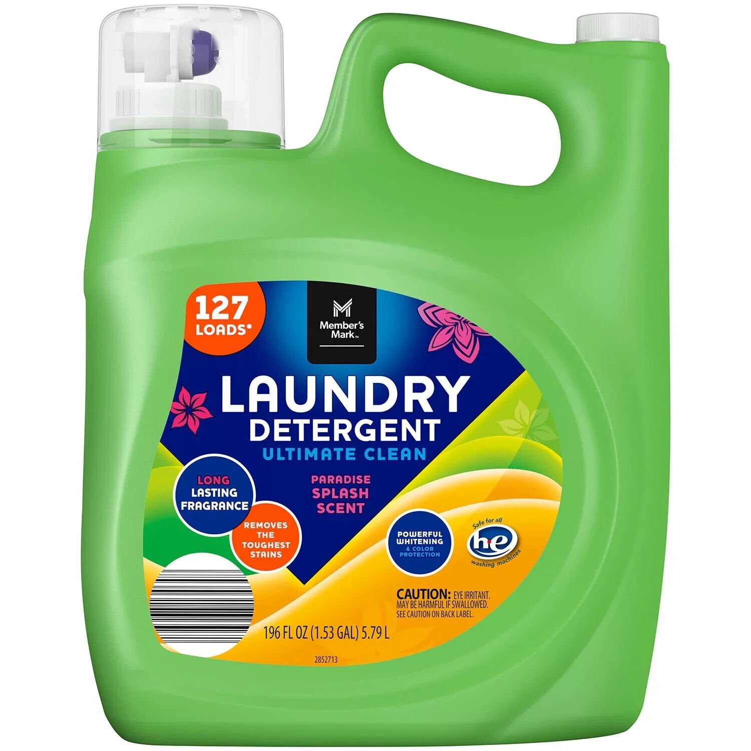 Member’s Mark Ultimate Clean Liquid Laundry Detergent, Paradise Splash Scent (196 oz.)