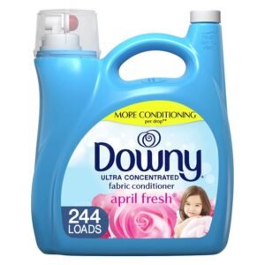 Downy Ultra Liquid Fabric Softener and Conditioner, April Fresh, 165 Ounce, 244 Loads
